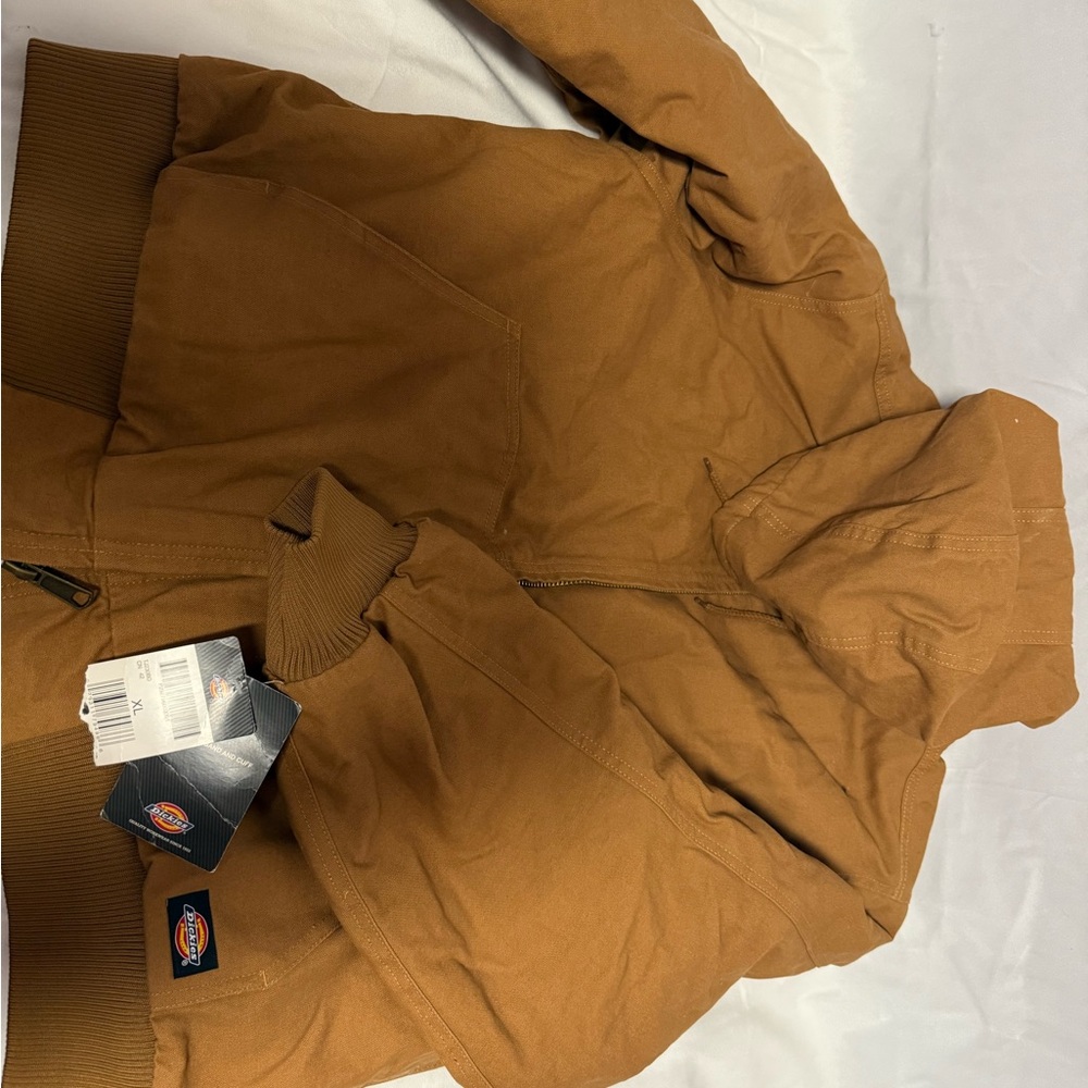Dickies Insulated Sanded Duck Jacket - Tan - Picture 2 of 2